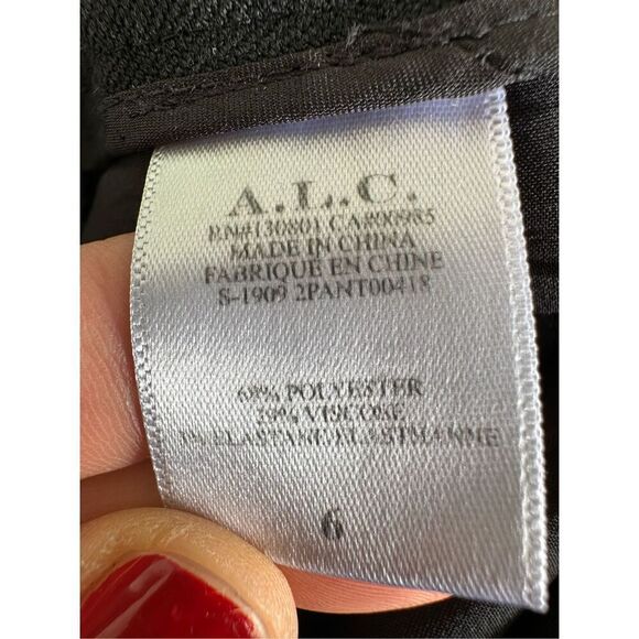 A.L.C. Colin Pleated Tapered High Waist Dress Pants, size 6 - Picture 6 of 8